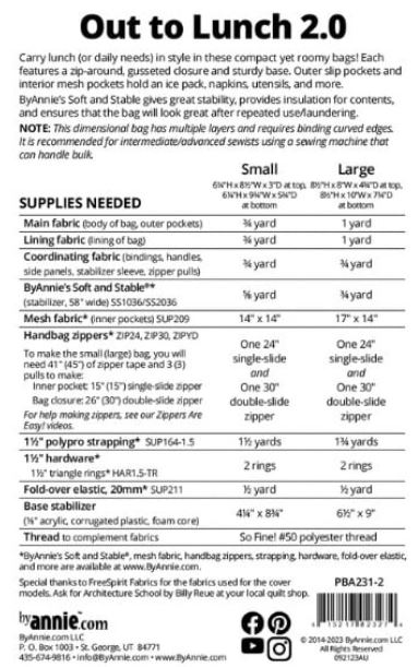 OutToLunch2Supplylist